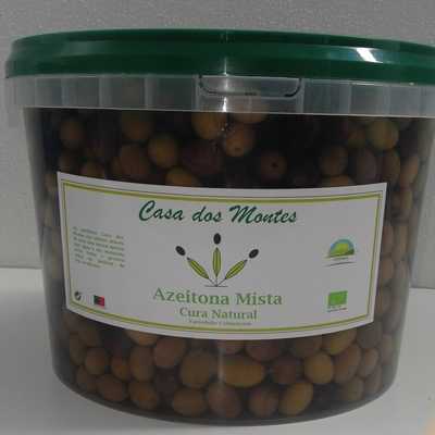 Azeitona mista com caro&ccedil;o balde 5kgs